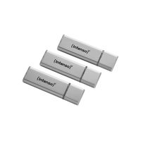 Intenso Alu Line USB 2.0 3er Pack (32GB) silber