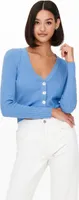 JDY Kurze Dünne Strickjacke Langarm V-Ausschnitt Knitted Cardigan JDYDONNEL Größe: XS
