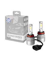 LED-Set LSC-Serie H11 LED-Lampen 10000 LM, Umrüstsatz für Auto-Halogenscheinwerfer, Fern- oder Abblendlicht 12 V, 6500 K starkes kaltweißes Licht, 2-teiliges Set, 2 LED-Lampen 10000k