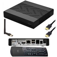 VU+ Zero 1x DVB-S2 Tuner black Full HD 1080p Linux Satelliten Receiver + W-Lan Stick PremiumX PX150MEGA Wireless N 150Mbit USB-MEGA Adapter Wlan