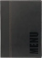 Složka menu Securit černá A5