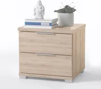 Nachtkommode 2 Eiche Sonoma Nb. 2 Schubkästen Nachttisch Kommode Schlafzimmer