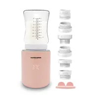 Vulpes Goods Tragbarer Flaschenwärmer Baby, Kabelloser Milchwärmer, Inklusive 6 Adapter, Für alle Babyflaschen, 13.200 mAh, PRO MAX