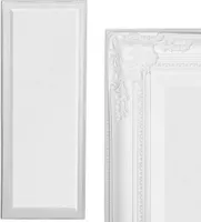 Spiegel LEANDOS barock weiß-pur 140x50cm