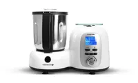 Kalorik TKG HA 1020 Foodprozessor, 500 Watt, 2 l Behälter, 11 Geschwindigkeiten, Kochfunktion, Universalzerkleinerer-Zubehör