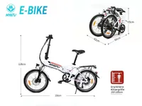 20 FR18 Faltrad Pedelec MJ22, E-Bike FISCHER