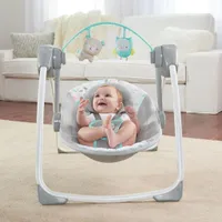 Ingenuity Tragbare Babywippe Comfort 2 Go Fanciful Forest