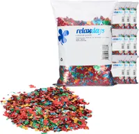 relaxdays 10x XXL Confetti Sack bunt