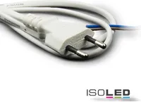 ISOLED Anschlussleitung 1.5m mit Flachstecker, weiß, 230V