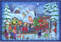 803 - Adventskalender A4 - Kindereisenbahn