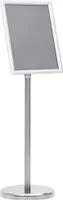 Ankonbej A4-Plakatständer Silbern Aluminiumlegierung