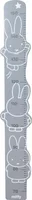 roba Messlatte „miffy®“, bedruckt, Skala von 70 cm bis 150 cm für Kinder, weiß, grau, anthrazit