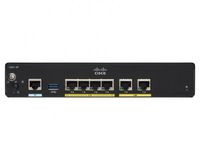 Cisco C927-4P, Ethernet-WAN, Gigabit Ethernet, DSL-WAN, Schwarz