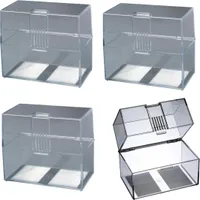 4x Herlitz Karteikasten / Lernbox / DIN A7 / transparent