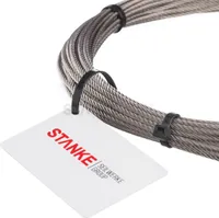 Seilwerk STANKE Drahtseil für Vorhänge Edelstahlseil 1,5mm 7x7 INOX Stahlseil rostfrei Gardinendraht Geländer Edelstahl, 10m