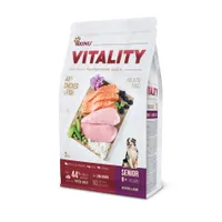 Akinu VITALITY Kuřecí & rybí granule krmivo pro seniorní psy středně velkých / velkých plemen 3 kg