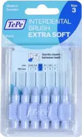 TePe | Interdentalbürsten Extra Soft 0,6 mm - Hellblau - Sanftes Reinigen - Schutz für Zähne