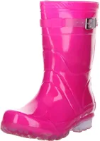 G&G Kinder Mädchen wasserdichte Gummistiefel Regenschuhe pink, Größe:33, Farbe:Pink
