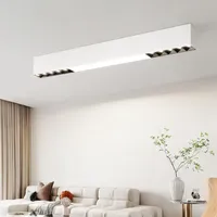 ZMH lampa sufitowa LED lampa sufitowa biała 17W reflektor sufitowy 53CM ściemnialny z pilotem Nowoczesne oświetlenie sufitowe do salonu przedpokoju sypialni kuchni