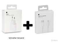 Apple iPhone, iPod, iPad  Original Ladegerät - 20W USB-C Power Adapter (Netzteil) + 1m Lightning to USB-C Ladekabel - Originalverpackung