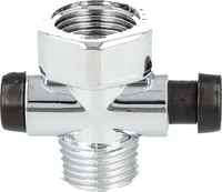 tecuro Duschstopp - Wasserstop für Handbrause Duschbrause - verchromt