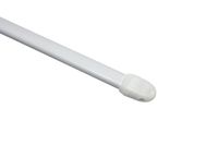 Gardinia Vitragestange flach, weiß, Ø 11 mm, ausziehbar 80-120 cm