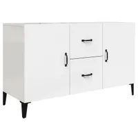 vidaXL Kredens biały wysoki połysk 100x36x60 cm materiał drewnopochodny