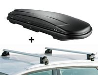 ab 17 Dachträger VDPLION1 kompatibel mit Seat Arona 5 Türer Dachbox VDPBA320 320Ltr carbonlook abschließbar