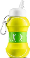 Trinkflasche Faltbare Flexible Sport Wasserflasche Sportflasche 550ml BPA Frei - Tennis