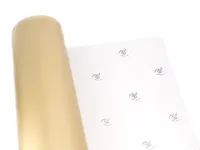 Geschenkpapier einfarbig 70cm x 2m Rolle Gold schimmernd