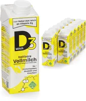 dDrei haltbare Vollmilch 12 x 250ml Schulmilch