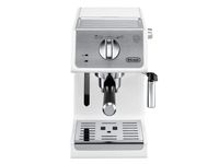 DeLonghi Active Line ECP33.21.W, Arbeitsfläche, Kombi-Kaffeemaschine, 1,1 l, Gemahlener Kaffee, 1100 W, Farbe: Weiß
