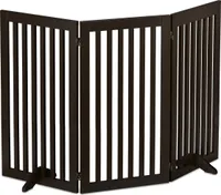 relaxdays Braunes Absperrgitter 92 cm