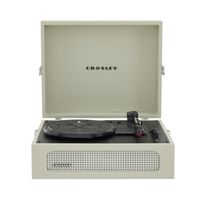Crosley CR8017A Voyager CD-Kompaktanlage, 1 Lautsprecher, CD, Plattenspieler, MP3, Bluetooth