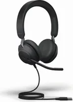 Jabra Evolve2 40 - MS Stereo - Kabelgebunden - Büro/Callcenter - 20 - 20000 Hz - 188 g - Kopfhörer - Schwarz