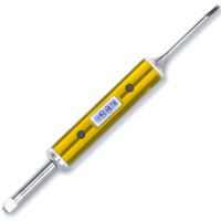 GRAVEDA Thermometer für den Banger mit Temperaturanzeige und Dabbing Tool Gelb