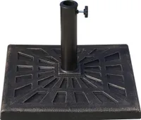 Outsunny stojan na slnečník 15 kg držiak na slnečník Ø38 mm Ø48 mm syntetická živica