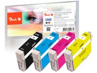 Peach PI200-199, Kompatibel, Tinte auf Pigmentbasis, Schwarz, Cyan, Magenta, Gelb, Epson, Multi pack, - Stylus Office BX 300 F - Stylus S 20 - Stylus S 21 - Stylus SX 100 - Stylus SX 100 Series -...