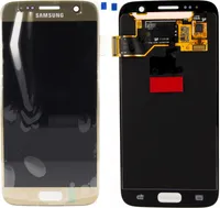 Samsung G930F Galaxy S7 - Originálny náhradný diel - LCD displej / dotykové sklo - zlatý