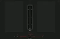 Siemens EX807LX57E (schwarz) iQ700 Kochfeld mit Dunstabzug (Induktion) 80 cm