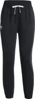 Under Armour Women's UA Rival Terry Joggers Black/White L Laufhose/Leggings