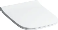 GEBERIT Smyle Square WC-Sitz, schmales D Sandwichform, mit Absenkautomatik, weiß