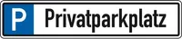 Dreifke® Schild I Parkplatzreservierungsschild Privatparkplatz, ohne Befestig...