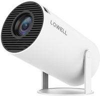 LQWELL® HY300 Beamer, Mini Projektor, unterstützt WiFi 6, BT5.0 mit 11.0 Android OS, Automatische Trapezkorrektur, 180-Grad-Winkel, 130-Zoll-Display für Phone/PC/Lap/PS5/Xbox/Stick, Heimkino, hdmi
