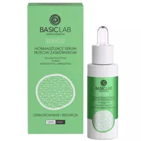 BasicLab Normalizujące serum przeciw zaskórnikom z 5% azeloglicyny i 1% BHA , 30ml