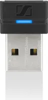 Sennheiser BTD 800 USB, Verkabelt & Kabellos, USB, Bluetooth, Schwarz