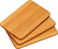 Frühstücksbrett 3er-Set Buche
