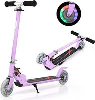 Kinderroller Cityroller Aluminium Scooter Roller Tretroller+LED Räder Kickroller 