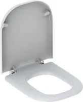 Geberit Selnova Comfort - WC Sitz Square, barrierefrei, Duroplast, Weiß 500.793.01.1