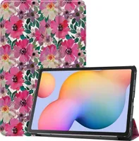 Samsung Galaxy Tab S6 Lite 2024, Samsung Galaxy Tab S6 Lite 2022, Samsung Galaxy Tab S6 Lite Hülle: imoshion Design Trifold Klapphülle